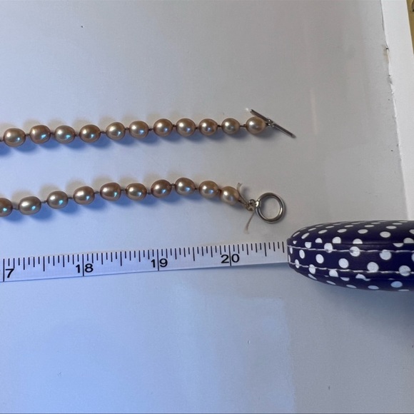 42” Champagne Freshwater Pearl Strand - Picture 3 of 3